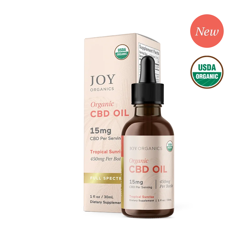 Tropical Sunrise: Organic Full Spectrum CBD Tincture